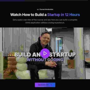 AI Web Course – Build a Startup in 12 Hours