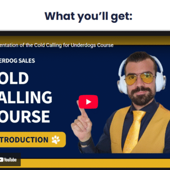 Giulio Segantini - Cold Calling for Underdogs