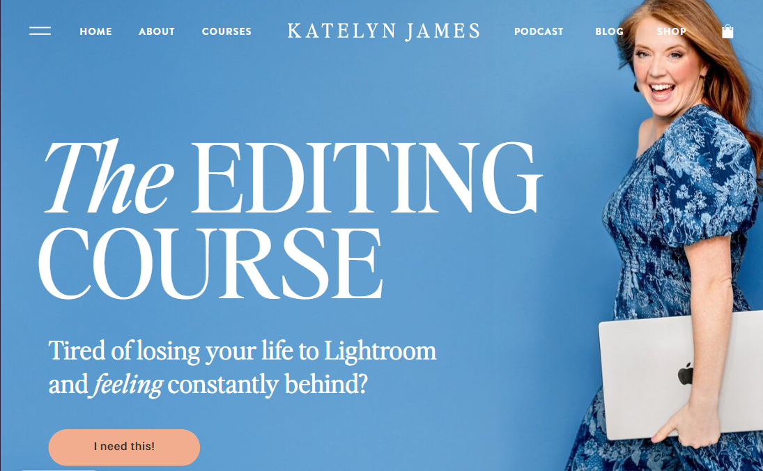 Katelyn James – Editing Course Katelyn James – Editing Course