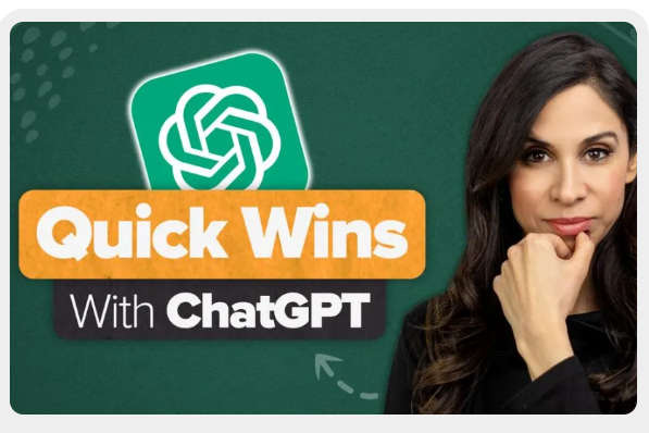Leila Gharani – Quick Wins with ChatGPT Leila Gharani – Quick Wins with ChatGPT